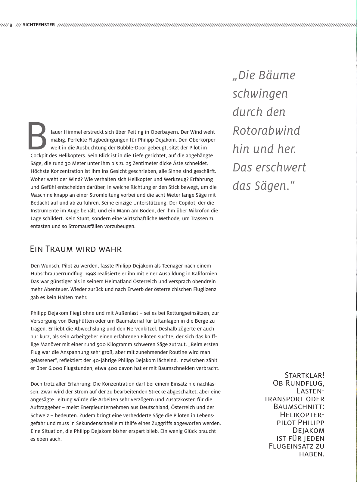 Vorschau Vollmer Kundenmagazin V6 Deutsch Seite 8